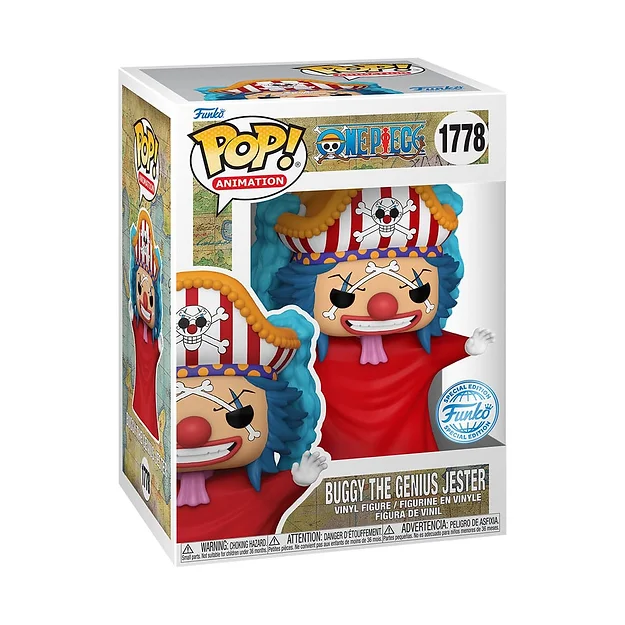 Funko POP! Animation: One Piece – Buggy The Genius Jester 1778