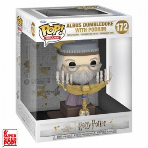 Funko POP! Harry Potter: Albus Dumbledore w/Podio (172) DLX