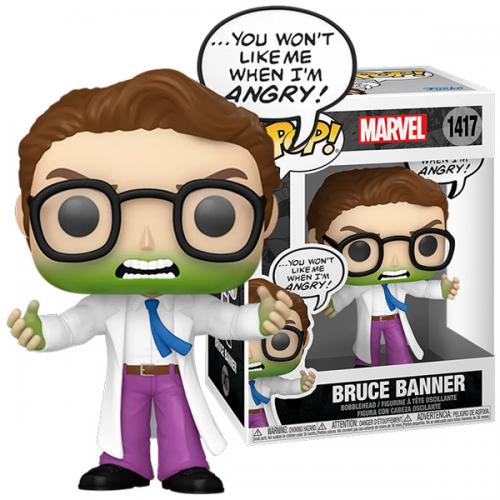 Funko POP! Marvel: Bruce Banner Don't Make me Angry (1417)