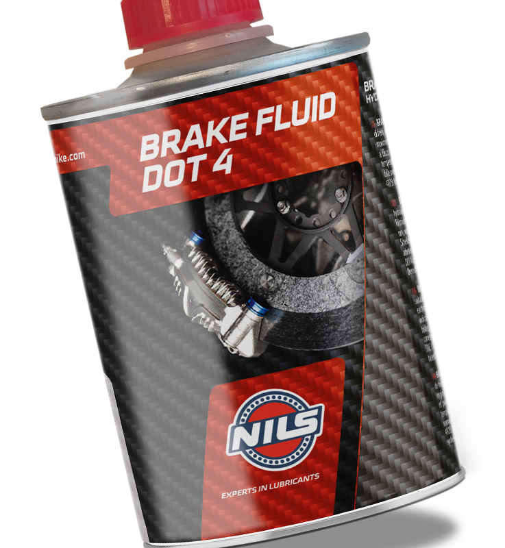 LIQUIDO OLIO FRENI NILS DOT 4 BRAKE FLUID DOT 4 250 ML HYDRAULIC BRAKE FLUID