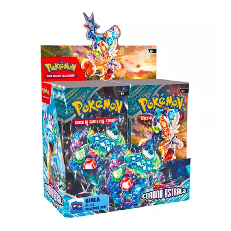 PPokemon Corona Astrale Scarlatto e Violetto Booster Box 36 bustine Italiano