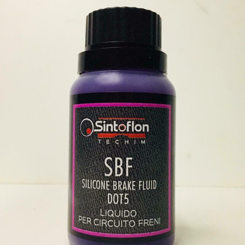 LIQUIDO OLIO FRENI SILICONICO SINTOFLON DOT 5 NON IGROSCOPICO SBF 125 ml
