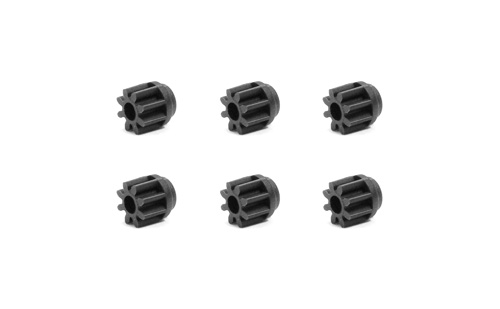 TAMIYA : PIGNONI 8T RINFORZATI CARBONIO (6)