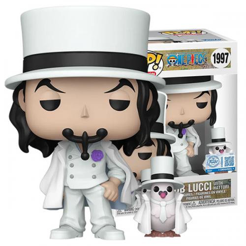 Funko POP! One Piece: Rob Lucci w/Hattori (1997) EXM