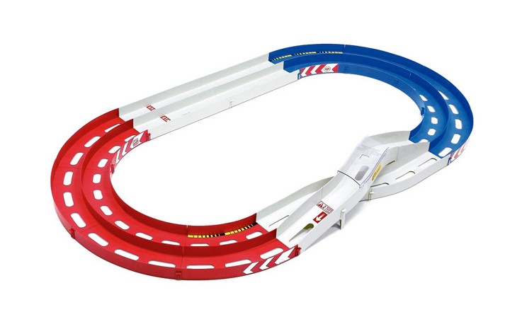 TAMIYA : PISTA 2 CORSIE CON PONTE Color CODICE: TA94893