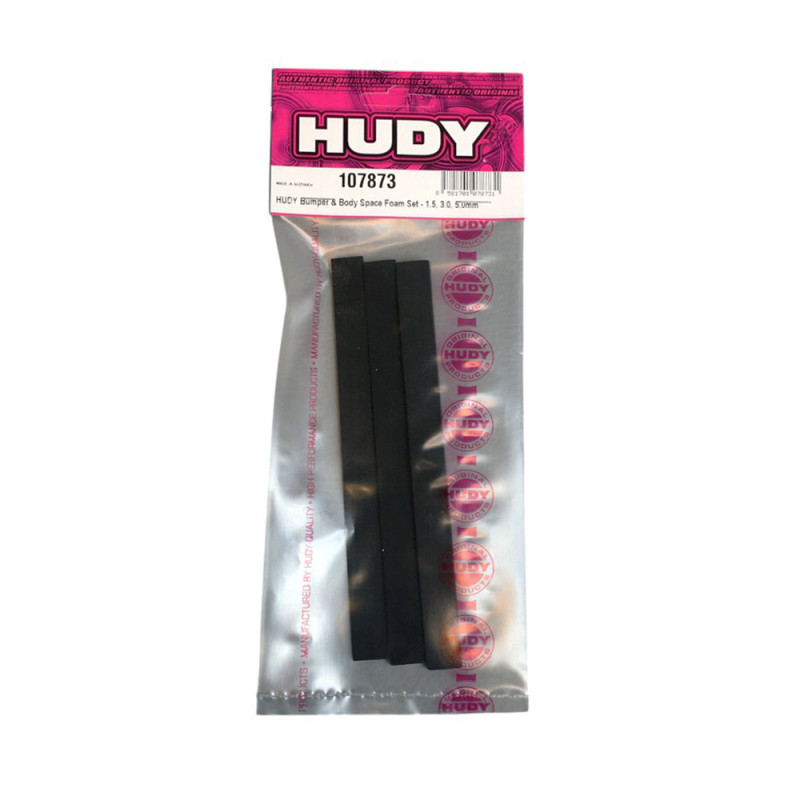 Bumper & Body Space Sponge Set - 1.5, 3.0, 5.0mm 107873 Hudy